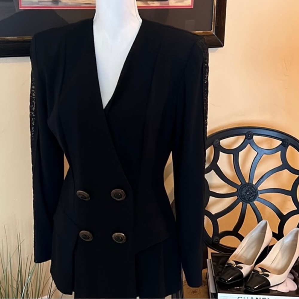 DB Designs Blazer Black 90’s Vintage size 6